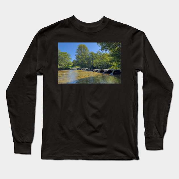 Tarr Steps Devon Long Sleeve T-Shirt by Graz-Photos